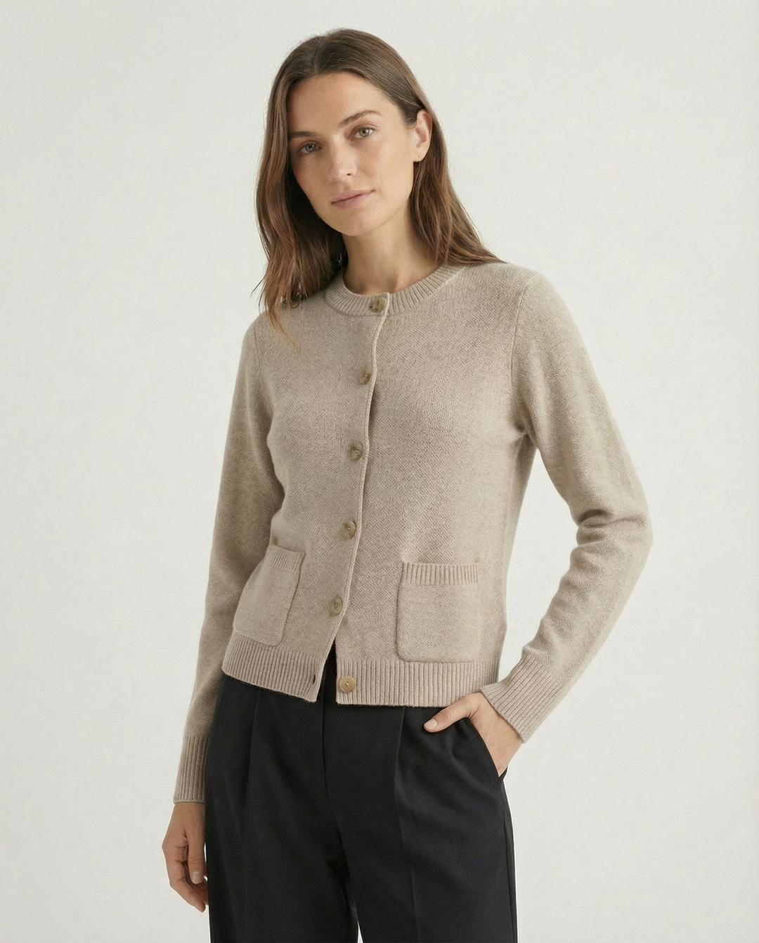 Harlow Wool Knit Cardi