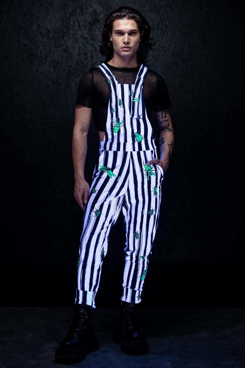 Beetlejuice Men's Overalls