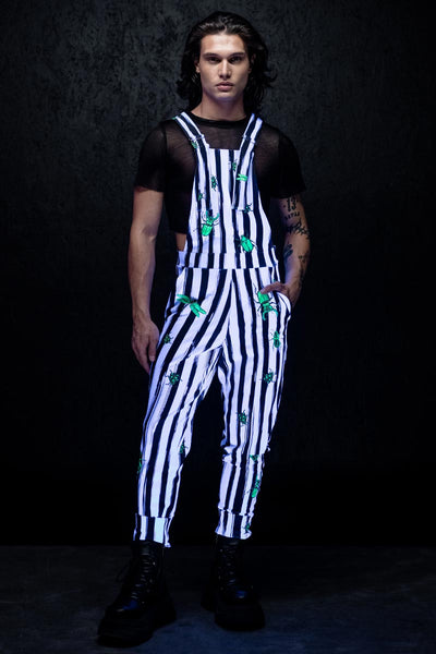 Beetlejuice Men's Overalls