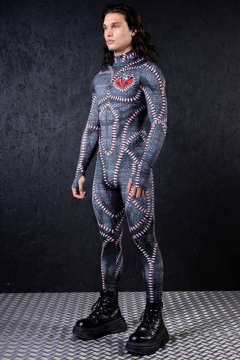 Black Voodoo Doll Men's Costume