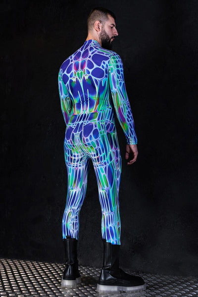 Blue Morph Men Costume