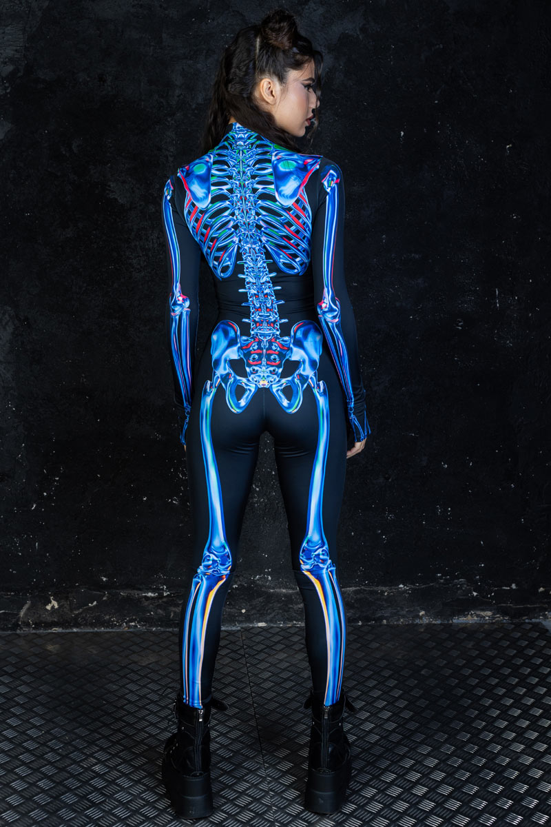 Blue Sapphire Skeleton Costume