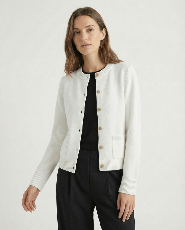 Harlow Wool Knit Cardi