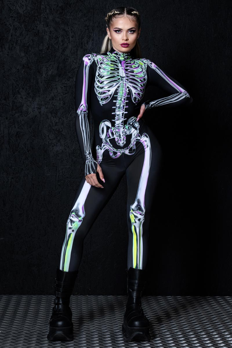 Chromatic Skeleton Costume