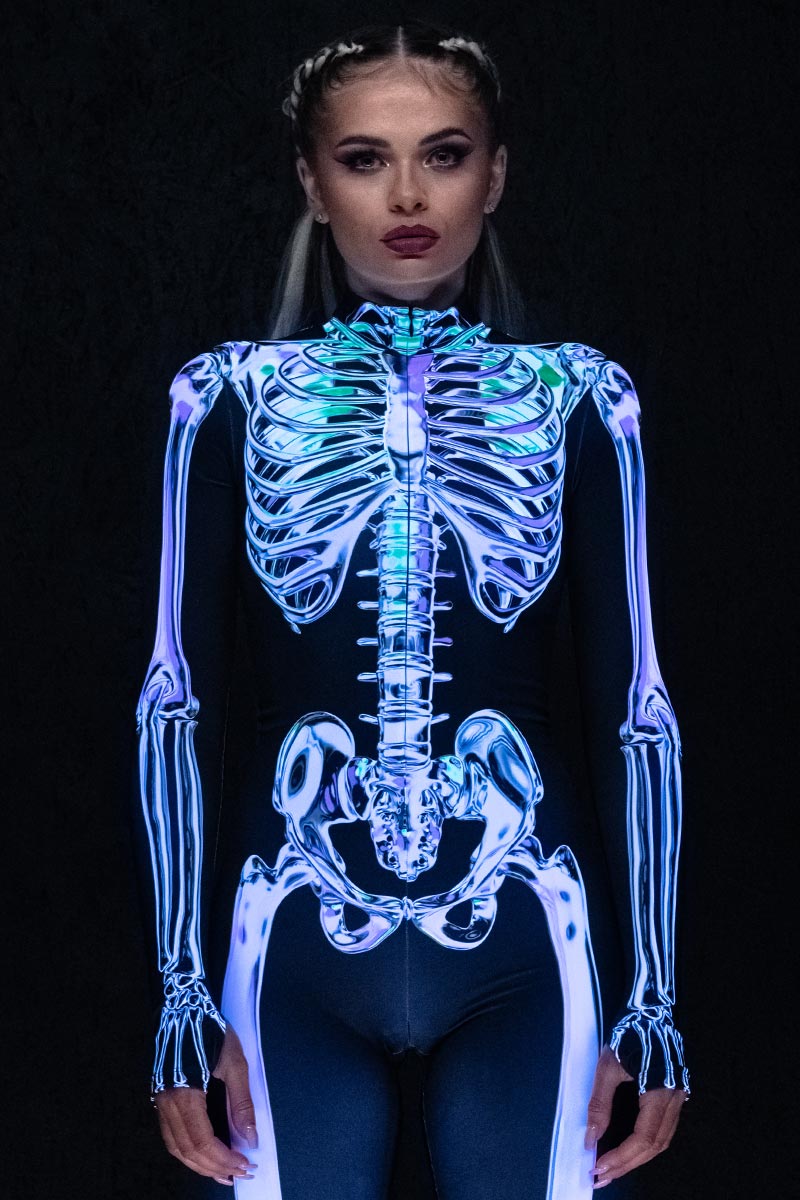 Chromatic Skeleton Costume