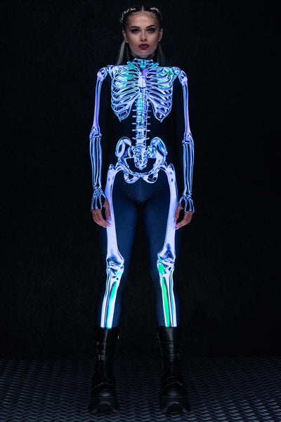 Chromatic Skeleton Costume