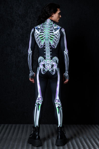 Chromatic Skeleton Men's Costume