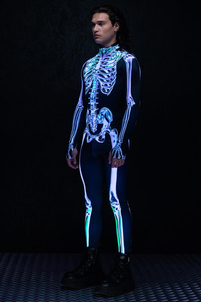 Chromatic Skeleton Men's Costume