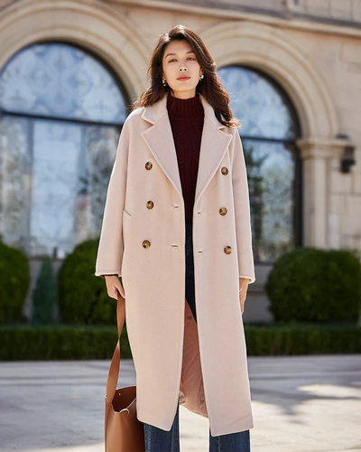 Eria Woolen Trench Coat