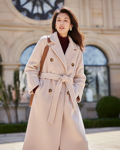 Eria Woolen Trench Coat