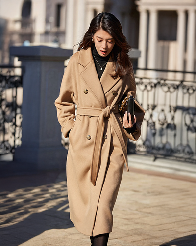 Eria Woolen Trench Coat