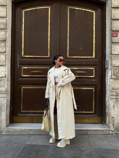 Cream Trench Coat