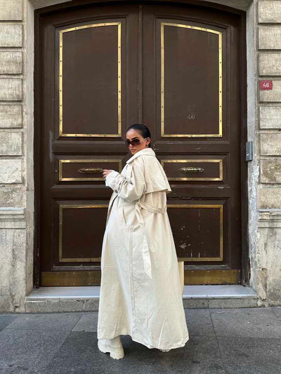 Cream Trench Coat