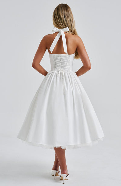 Messida Midi Dress - Ivory