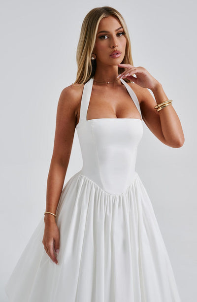 Messida Midi Dress - Ivory