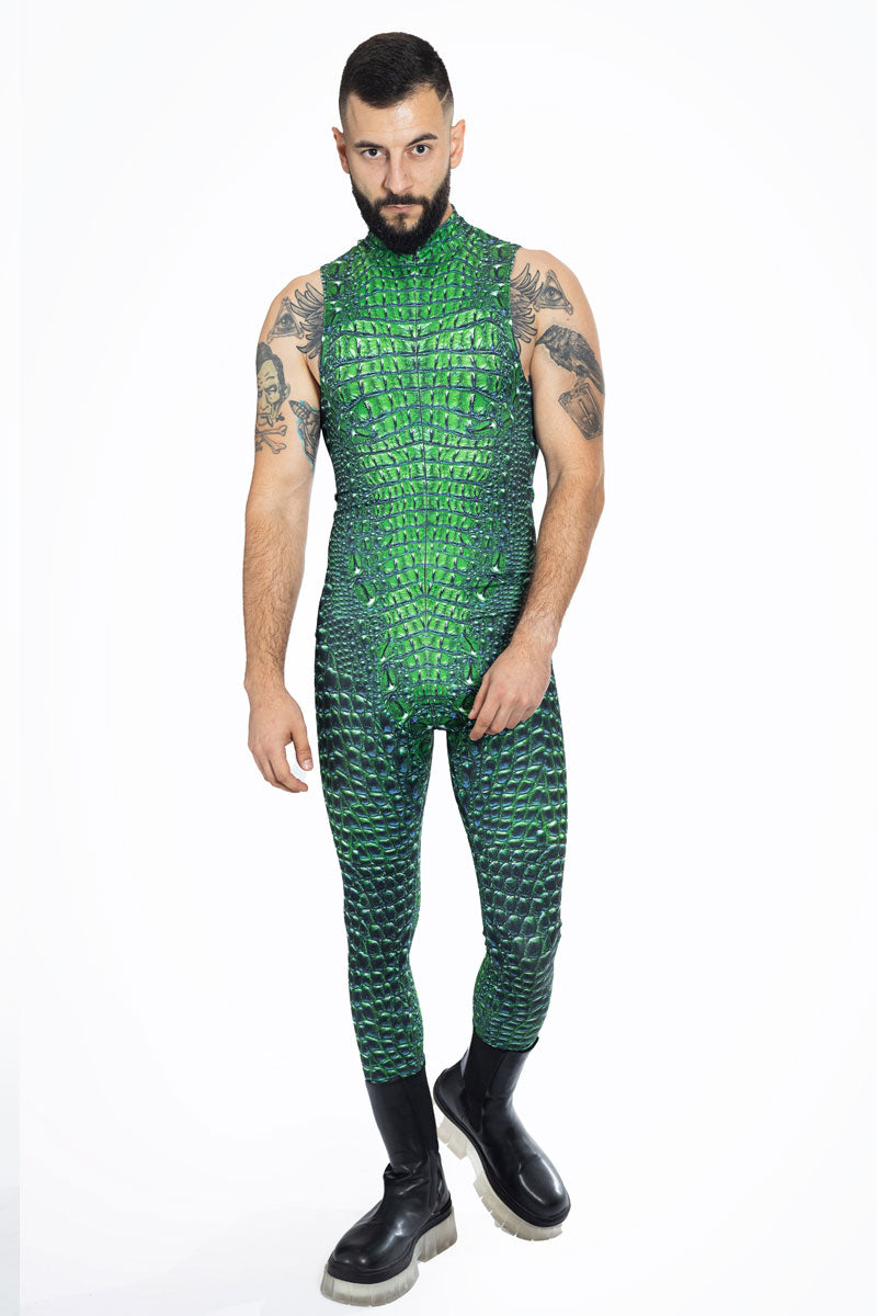 Crocodile Sleeveless Costume for Men