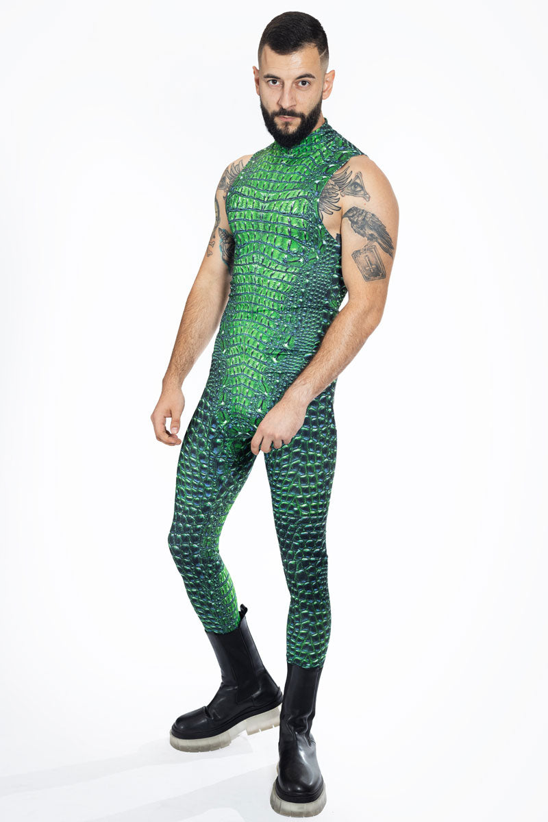 Crocodile Sleeveless Costume for Men