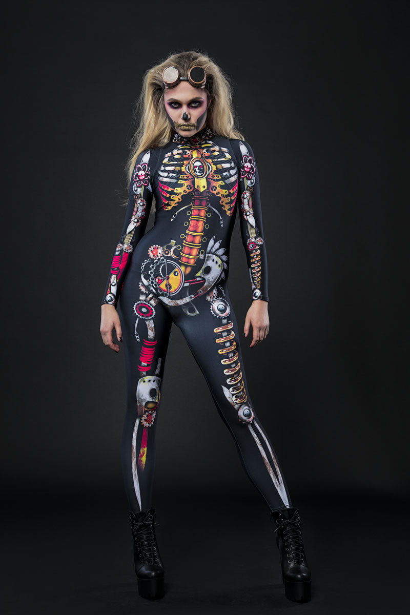 STEAMPUNK SKELETON Costume for Women