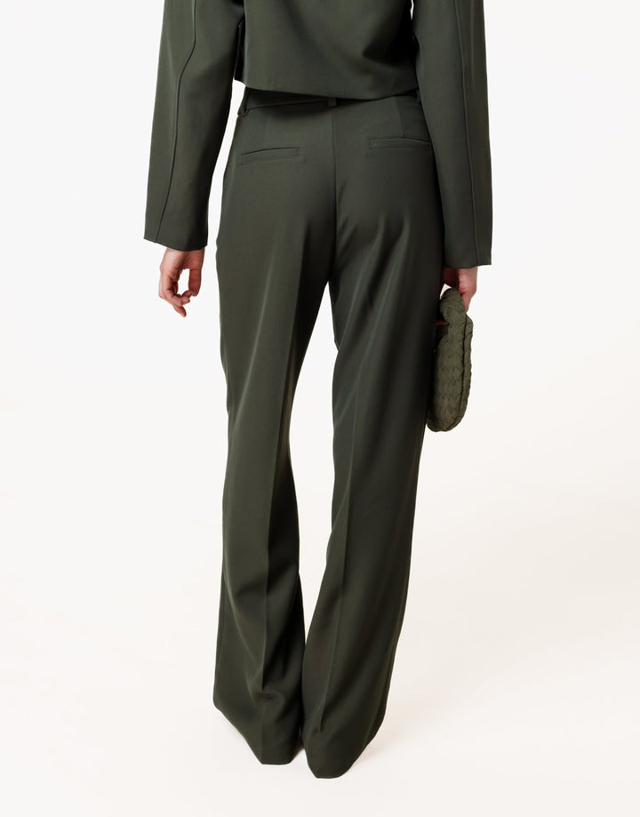 Donkergroene Studio - Pantalon