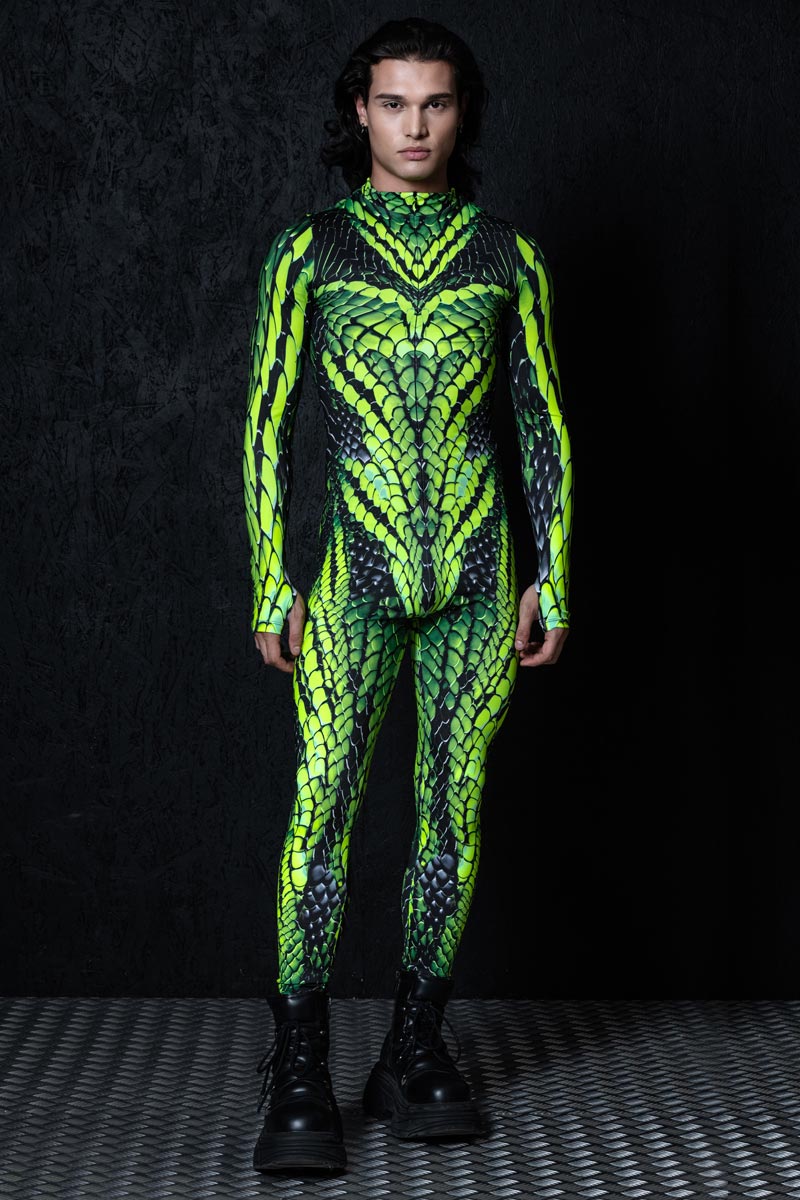 Electric Viper Men's Costume