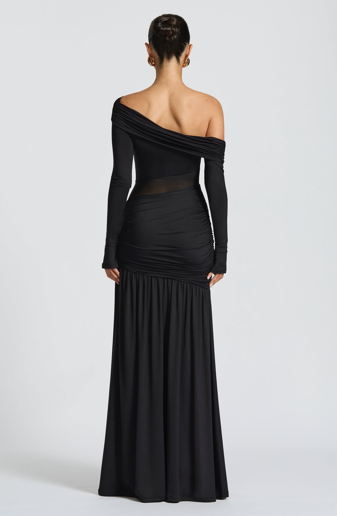 Ittalie Maxi Dress - Black - Celestia Couture