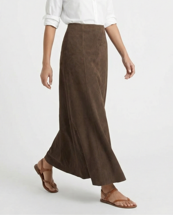 The Kiera Suede Skirt