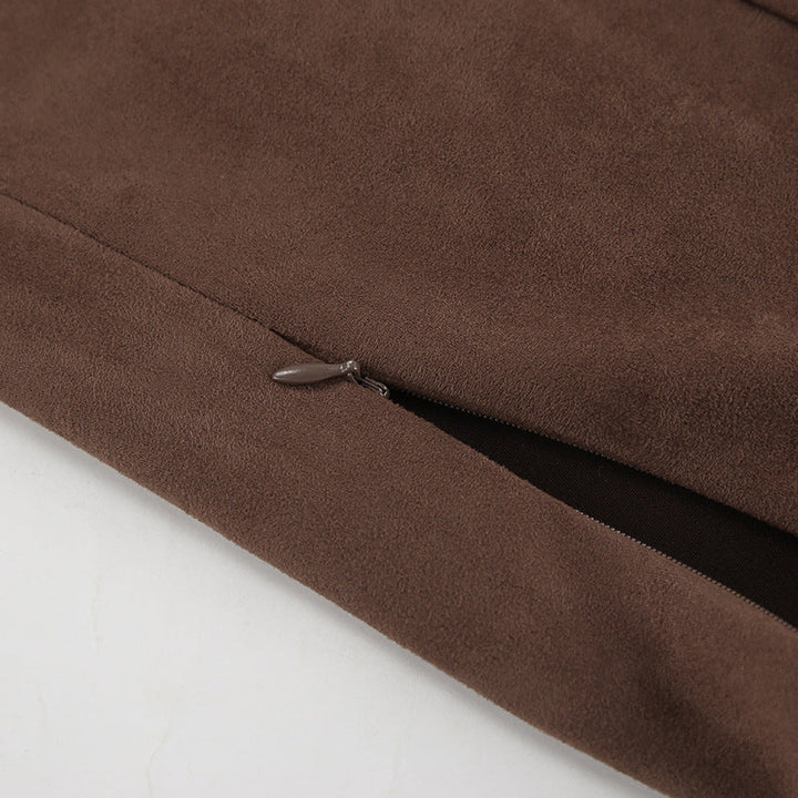The Kiera Suede Skirt