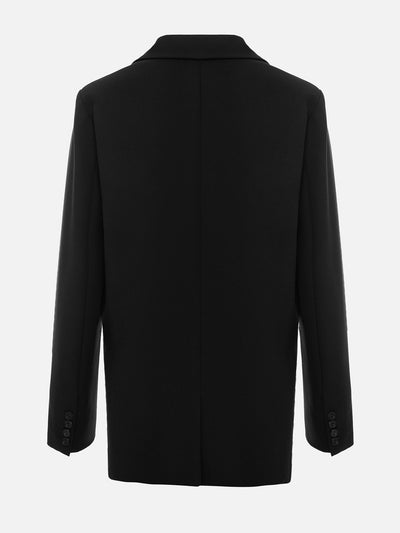 MONA  Black Single-Breasted Suit Jacket