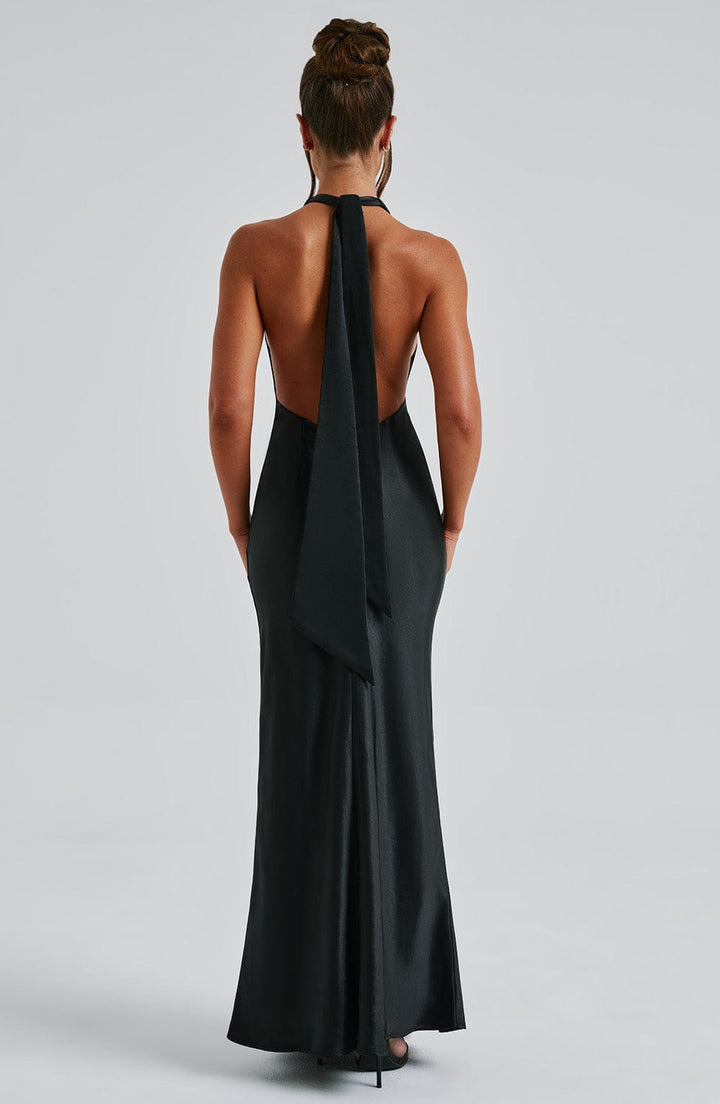 Halo Maxi Dress - Black - Celestia Couture