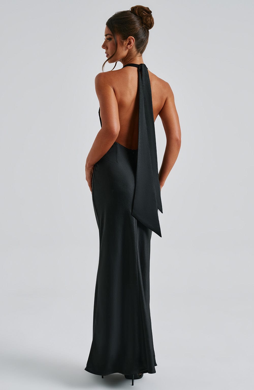 Halo Maxi Dress - Black - Celestia Couture
