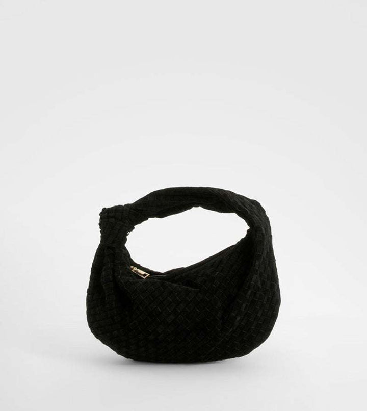 Aurelia Woven Suede Shoulder Bag