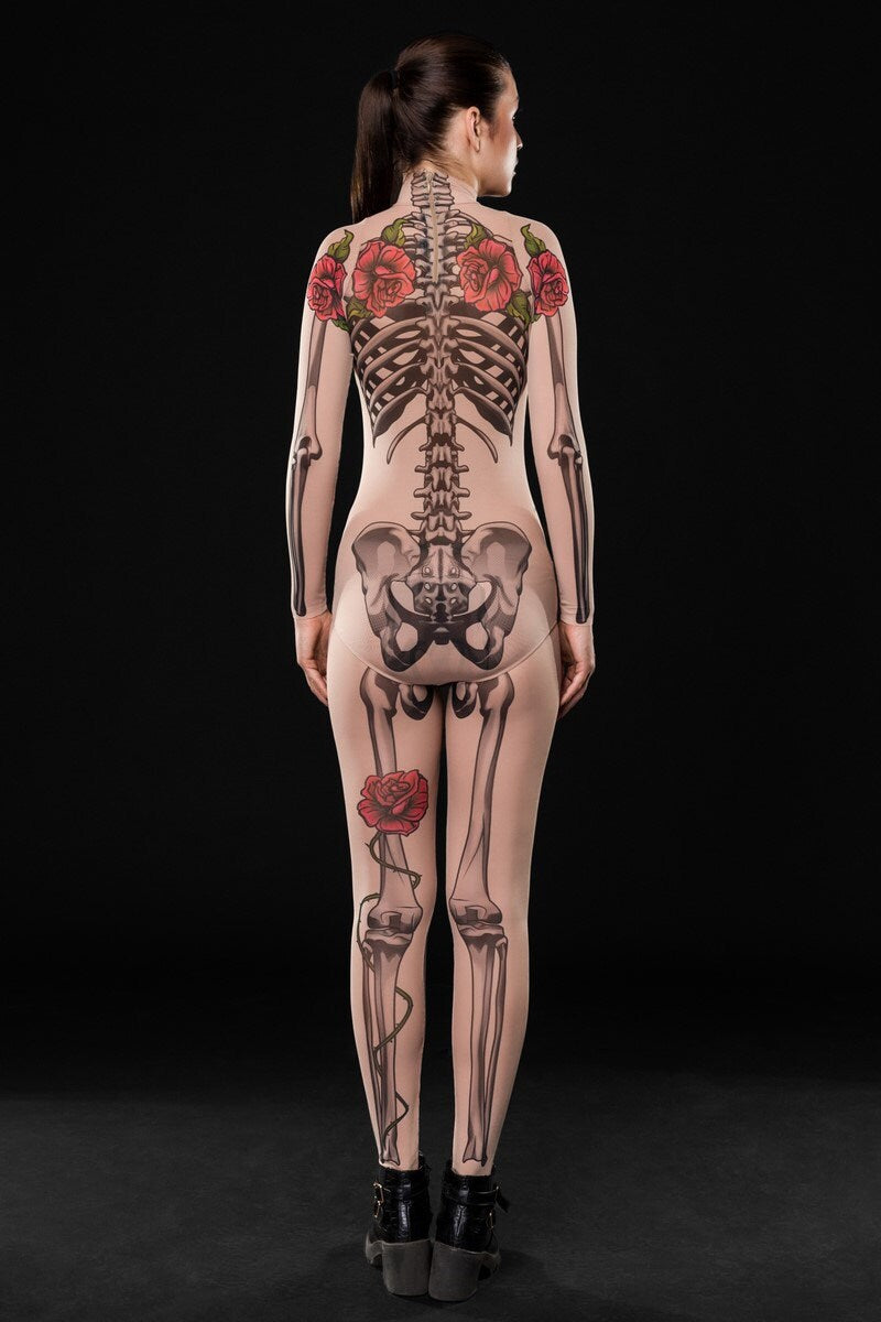 TATTOO SKELETON Bodysuit & Leggings SET
