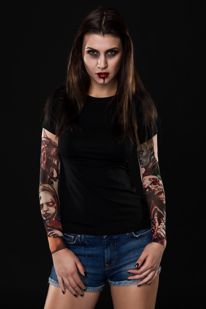 ZOMBIE Tattoo T-shirt for Women