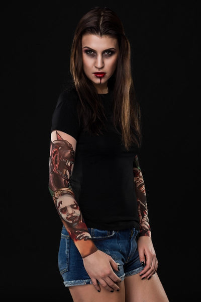 ZOMBIE Tattoo T-shirt for Women