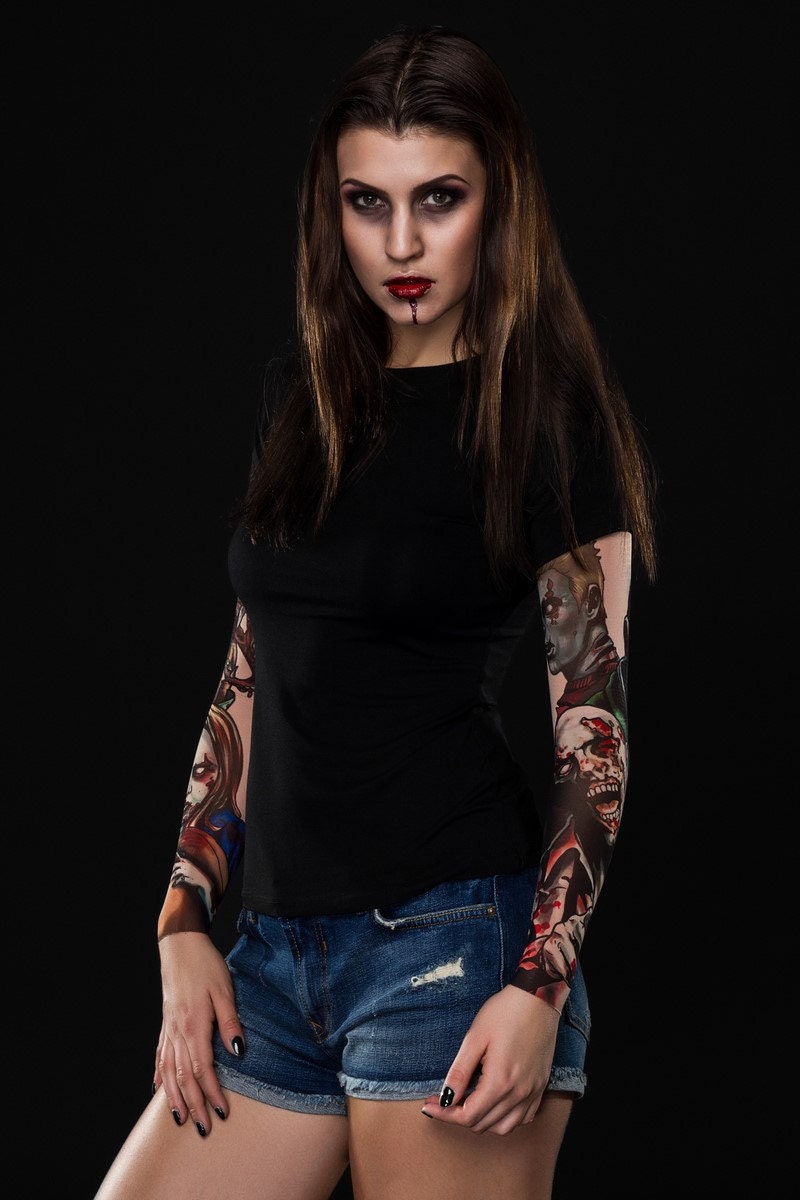 ZOMBIE Tattoo T-shirt for Women