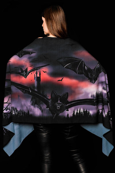 CASTLE & BATS Chiffon Shawl
