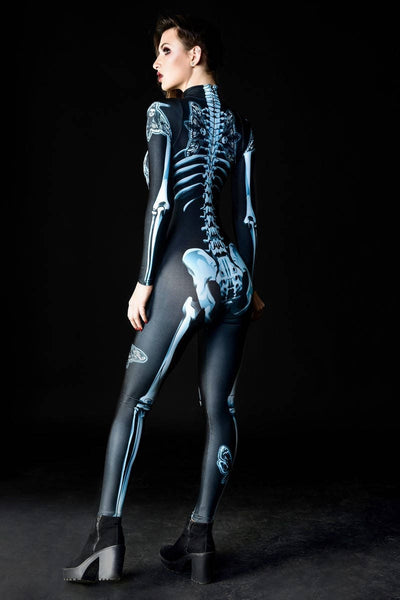 DARK SKELETON Halloween Costume