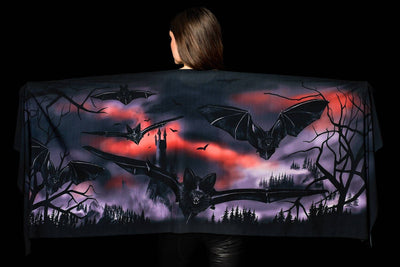 CASTLE & BATS Chiffon Shawl