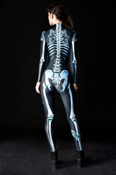 DARK SKELETON Halloween Costume
