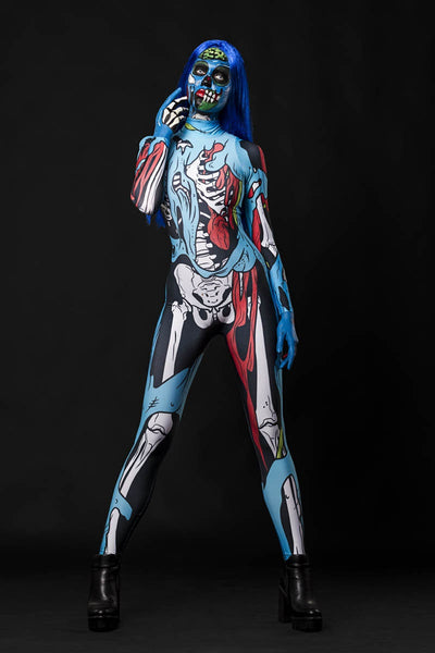 ZOMBIE SKELETON Costume for Women