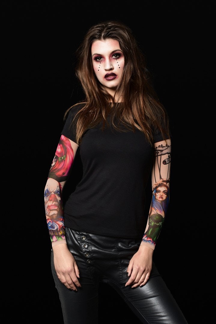 BLACK MIRROR CIRCUS Tattoo T-shirt for Women