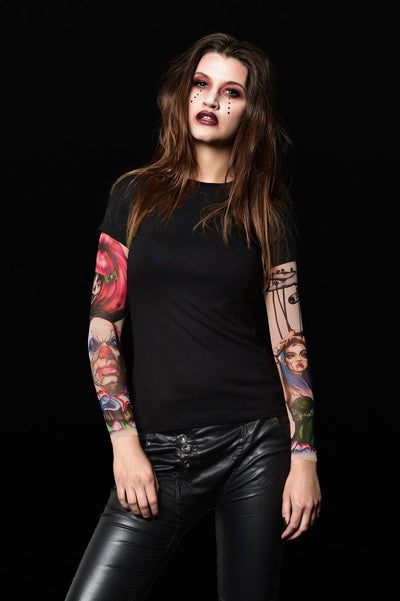 BLACK MIRROR CIRCUS Tattoo T-shirt for Women