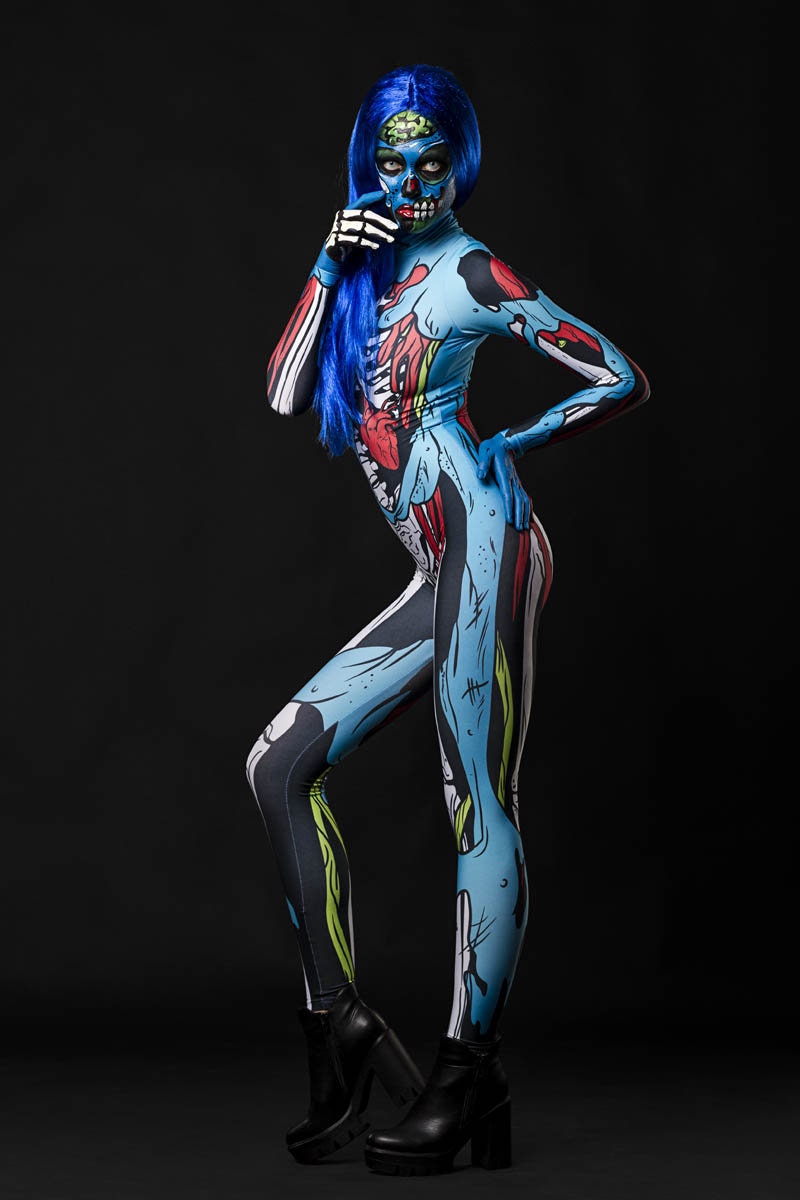 ZOMBIE SKELETON Costume for Women