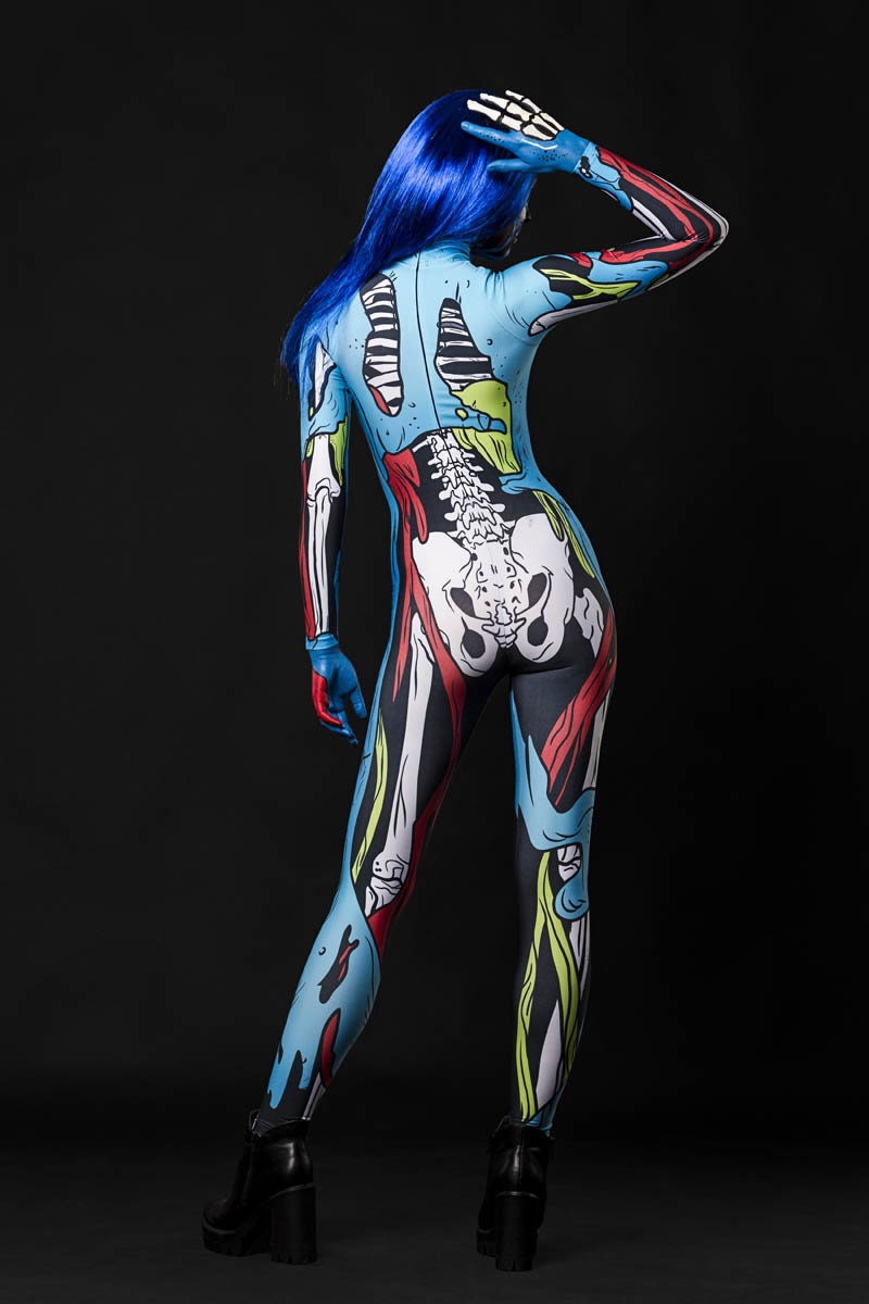 ZOMBIE SKELETON Costume for Women