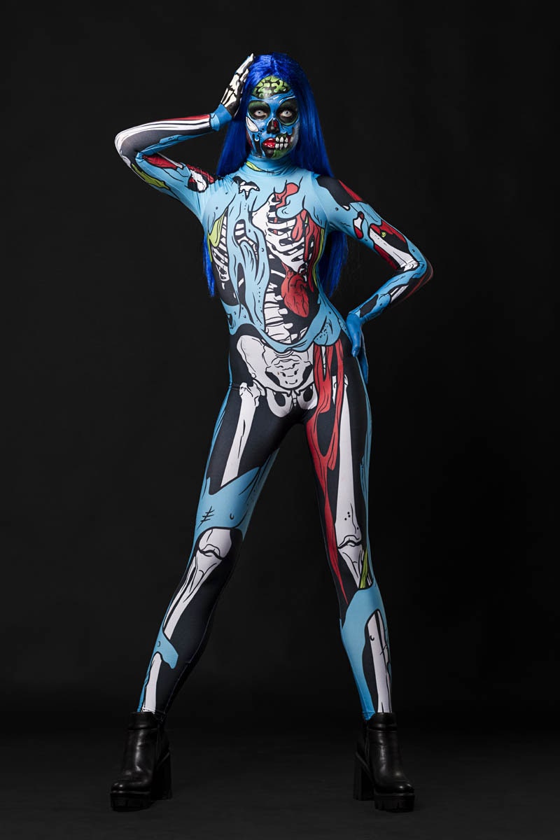 ZOMBIE SKELETON Costume for Women