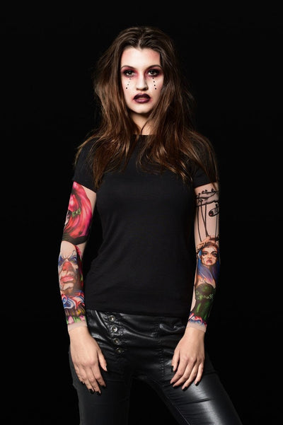 BLACK MIRROR CIRCUS Tattoo T-shirt for Women