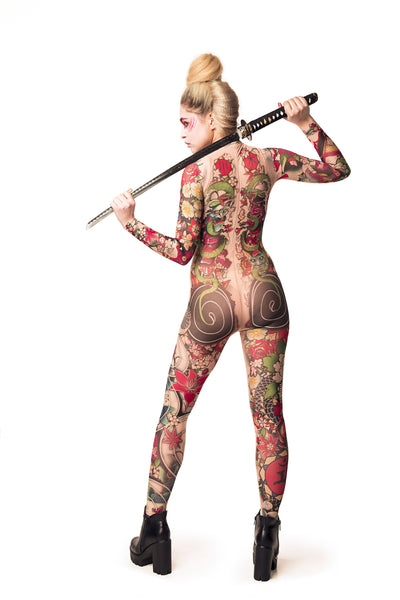 YAKUZA STYLE Tattoo Catsuit for Women