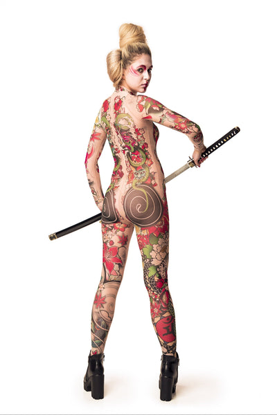 YAKUZA STYLE Tattoo Catsuit for Women