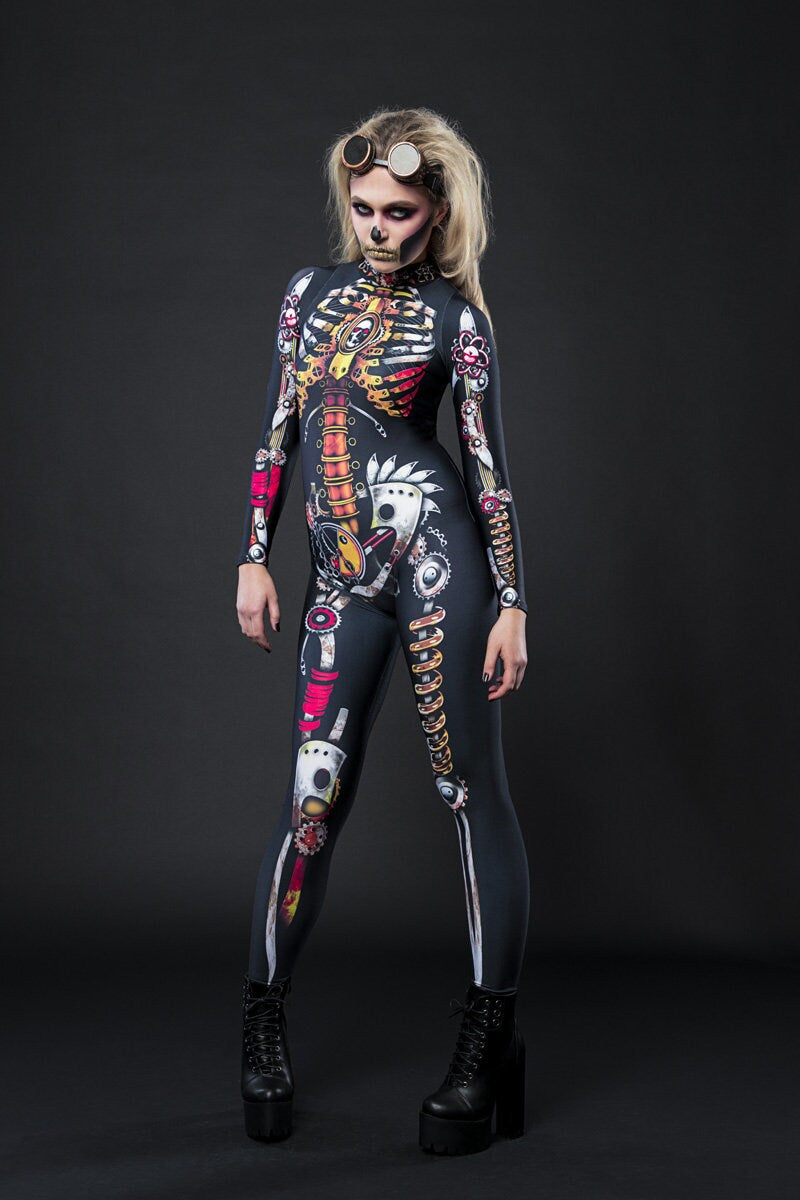STEAMPUNK SKELETON Costume for Women