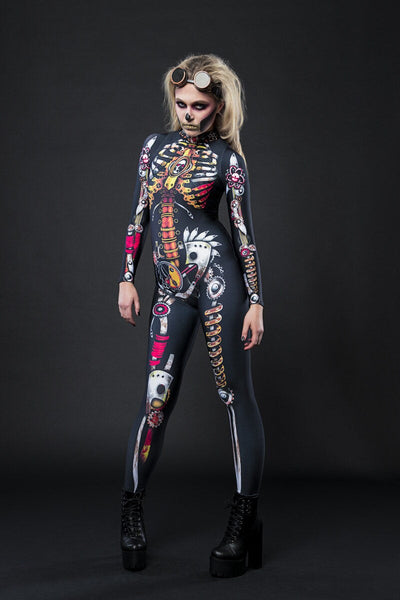 STEAMPUNK SKELETON Costume for Women